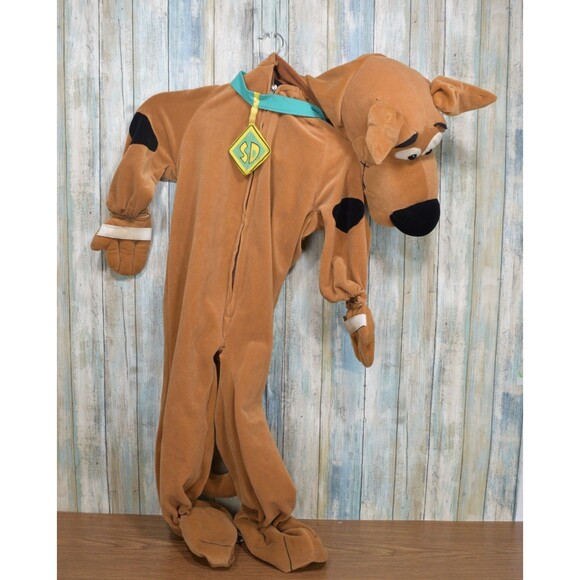 Rubies Kids Scooby Doo Halloween Costume Jumpsuit Child Size Small (6-8) Vtg Y2K - Picture 1 of 16